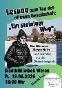 Plakat Lesung Neitz 19.06.2026