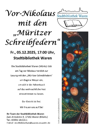 Lesung Schreibfedern 05.12.25